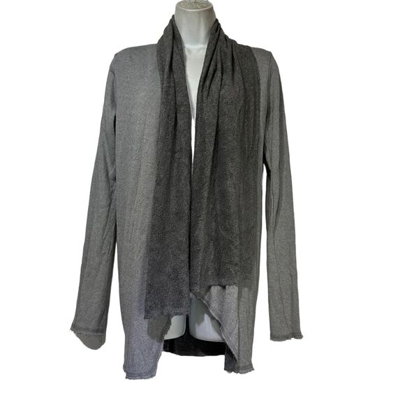Freeloader USA Gray Super Soft Open Front Modal Cardigan Size S - Picture 1 of 5